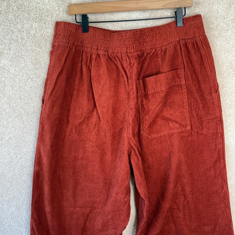 NWT Anthropologie MAEVE Wide Leg Corduroy Trouser Pants Size Large - Picture 7 of 11